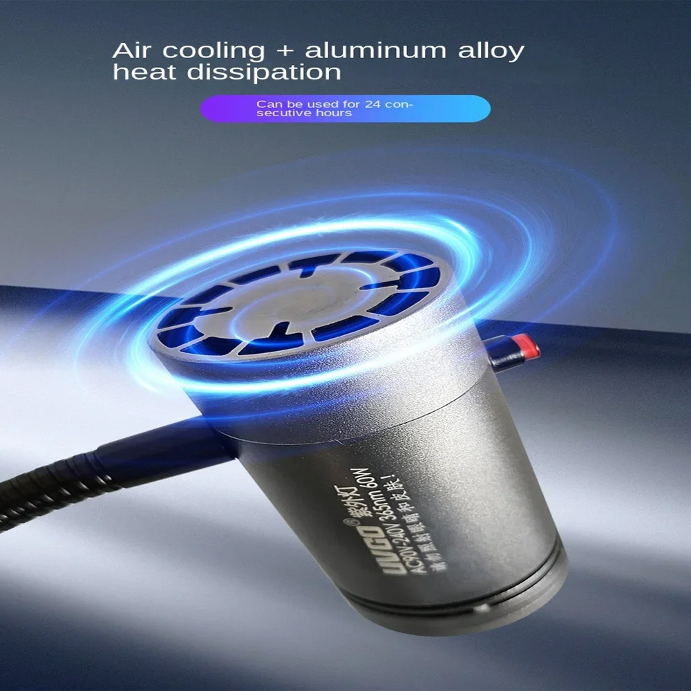 لطيفة فائقة القوة 600 واط 39nm 40nm LED الأشعة فوق البنفسجية علاج مصباح الأشعة فوق البنفسجية بدون ظل الغراء كريستال قطرة الغراء الراتنج طلاء حبر علاج