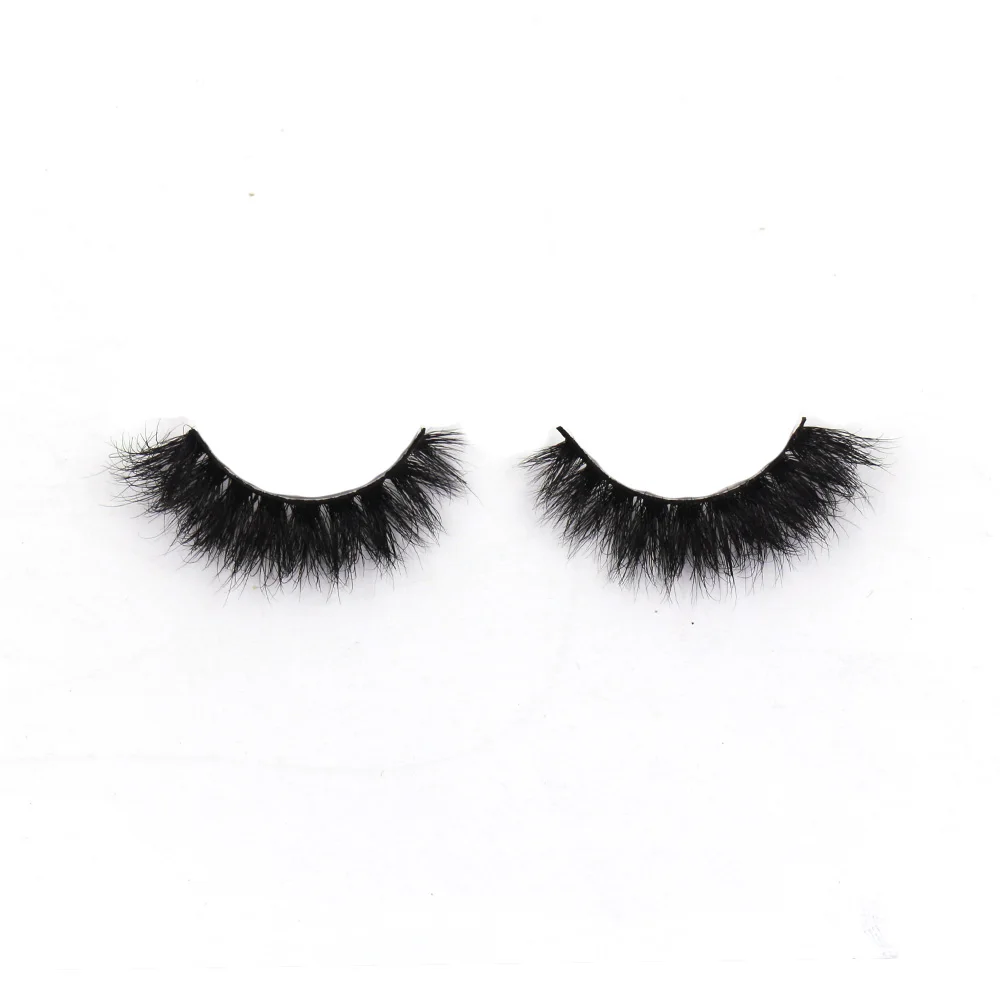 ขนตาปลอม LEHUAMAO 5D ขนมิ้งค์ ฟูเป็นชั้นๆ แบบยุ่งๆ ขนตาขนมิ้งค์แท้ 100% ขนตาสั้นธรรมชาติสำหรับแต่งหน้า