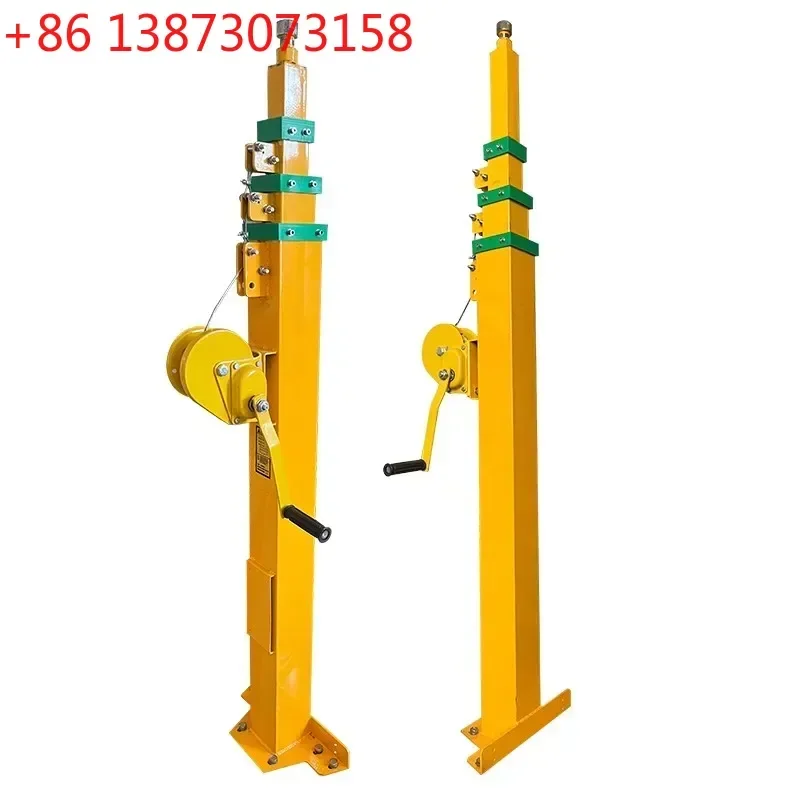 

Mobile lighting lighthouse, flood control emergency all-round automatic lifting work light 4.5 meters hand crank