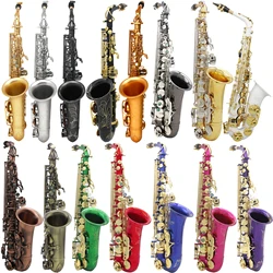 SLADE Student Alto Saxophone E Flat  Beginner Saxophone Complete Set with Case Mouthpiece Strap Reed Various Colours Available