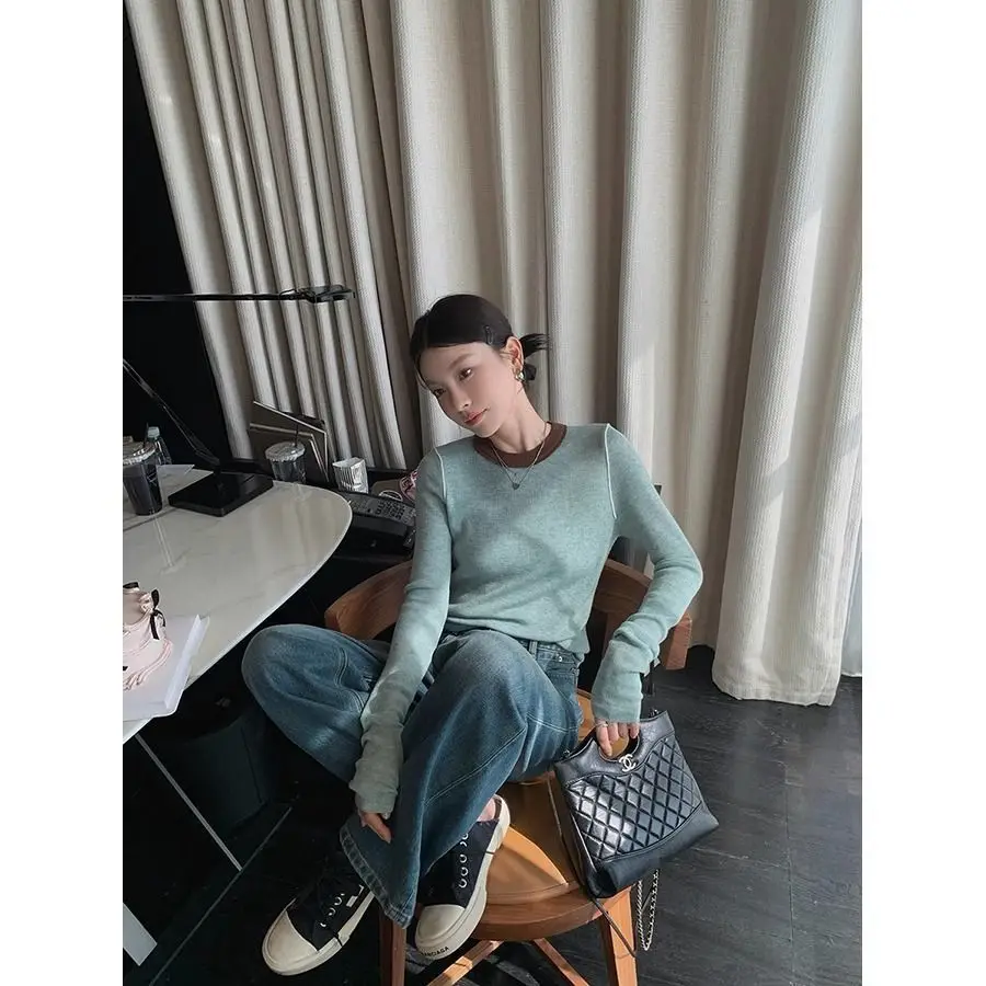 

Sweaters Jumpers Pullovers Womens Pullover Damen Outdoor Hiking Knit Mesh Fair Isle Training Athletic Exercise Gym Workout Sport