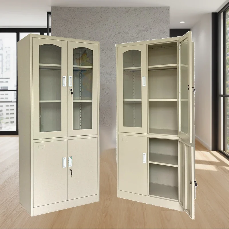 #For for office furniture 2 door filing cabinet steel storage cabinet cupboard metal filing cabinet lemari with glass door