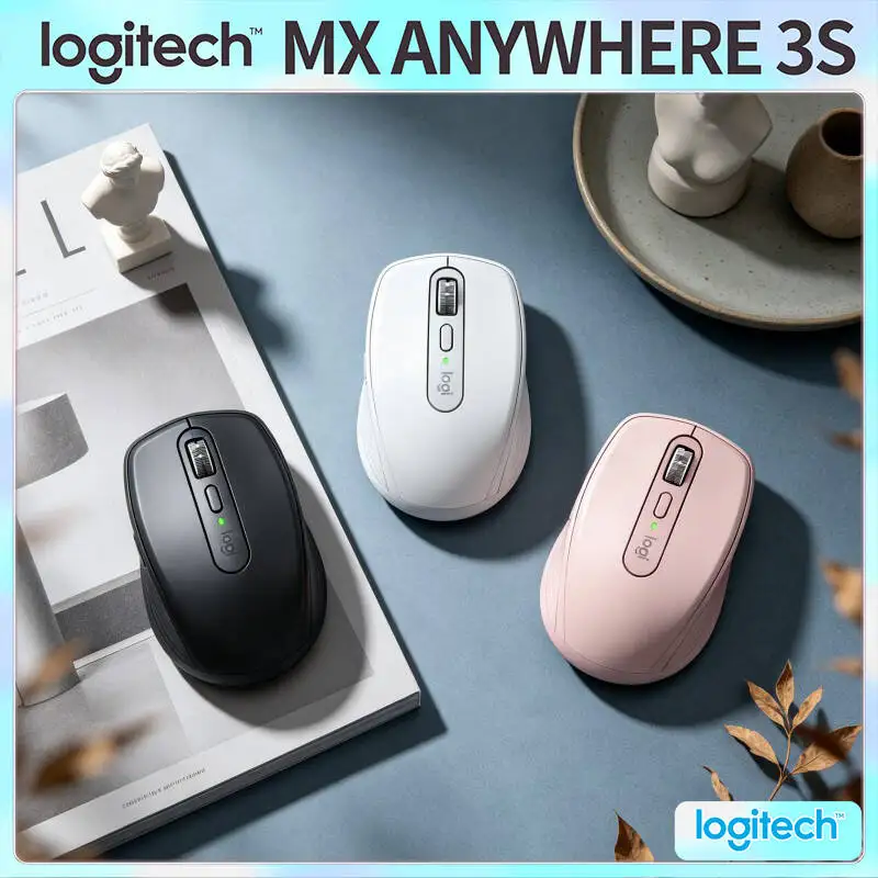 

Ergonomic MX Anywhere 3S - 8K DPI, 3-Device Bluetooth, Silent Click, Perfect for Toy Making Class Lecture Desk Area