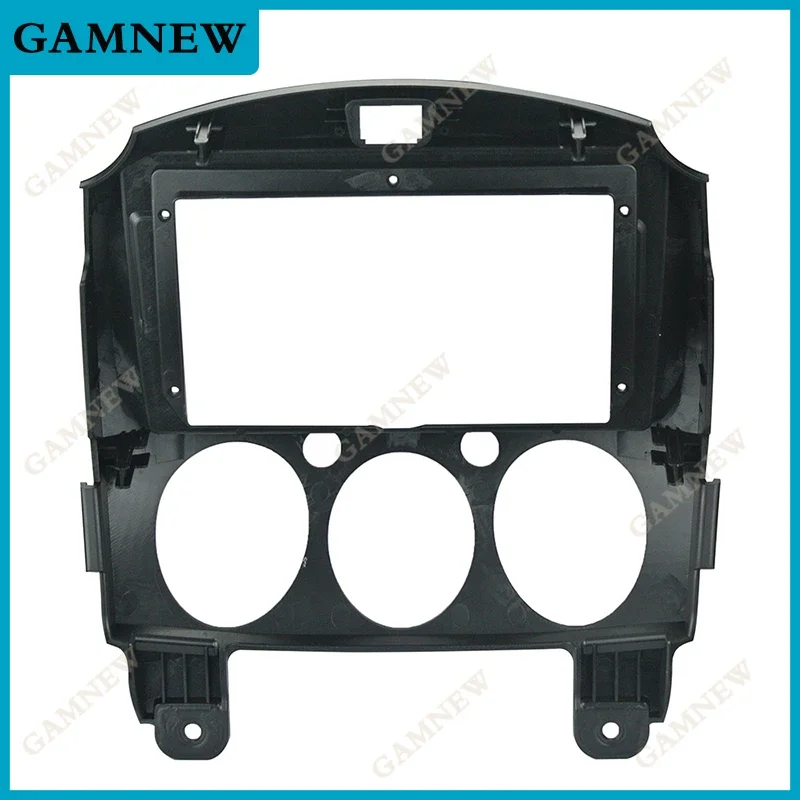 Adaptateur de Fascia de cadre de voiture pour Mazda 2 Demio, kit de panneau de montage de tableau de bord radio Android, 9 