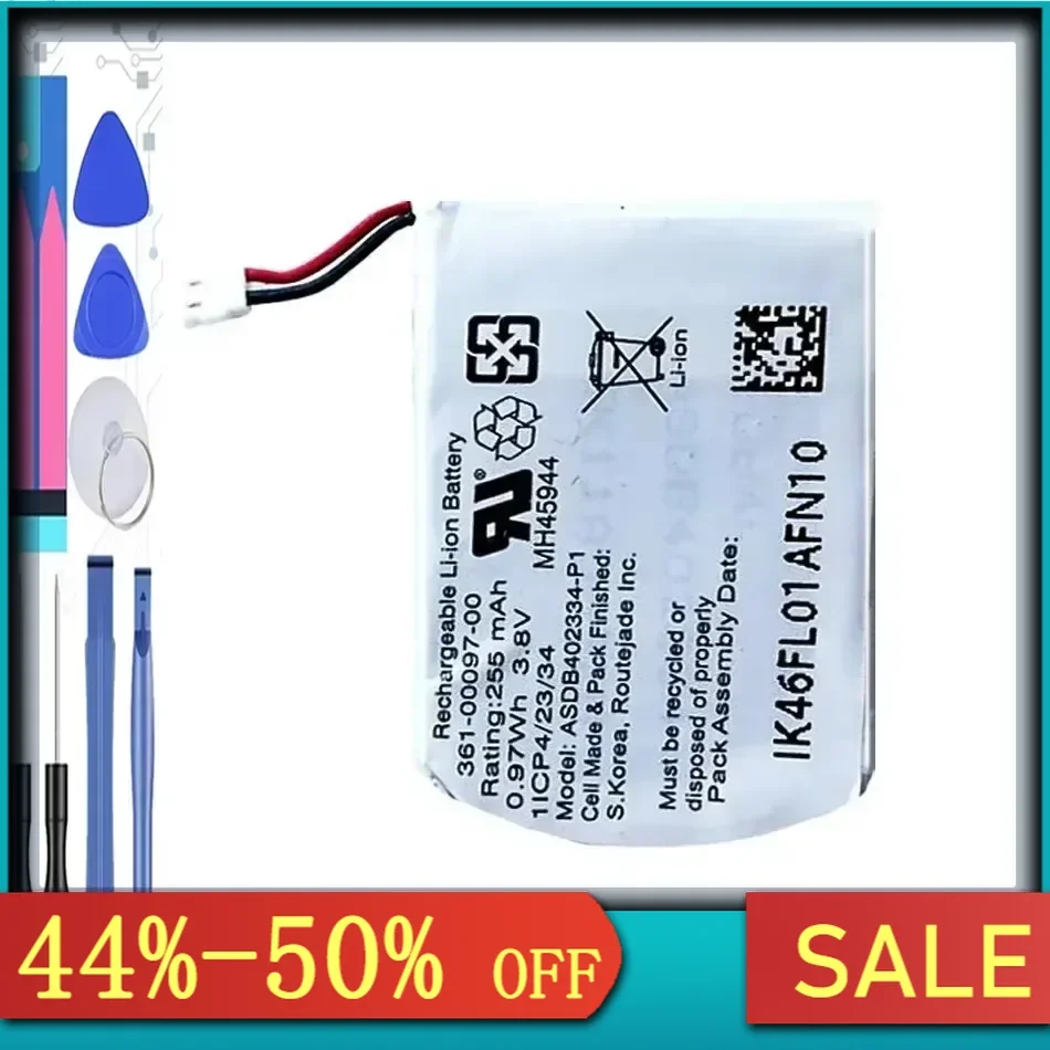 

255Mah ASDB402334-P1 Replacement Rechargeable Battery For Garmin 361-00097-00 Batterij + Track NO