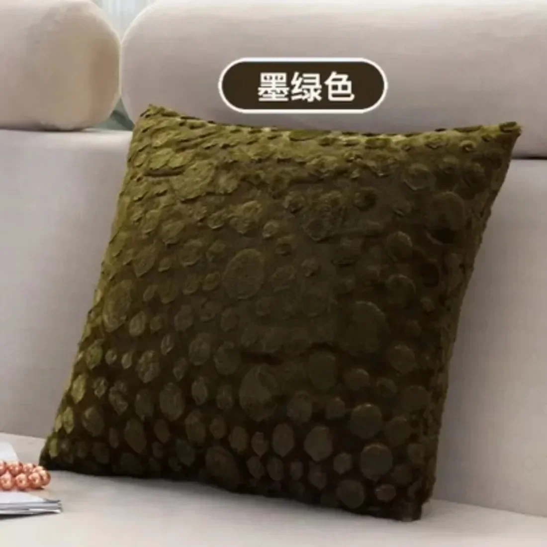 Bubble Plush Cushion Cover Soft Faux Fur Throw Pillow Case Home Sofa Decorative Pillow Cover Multiple Colors