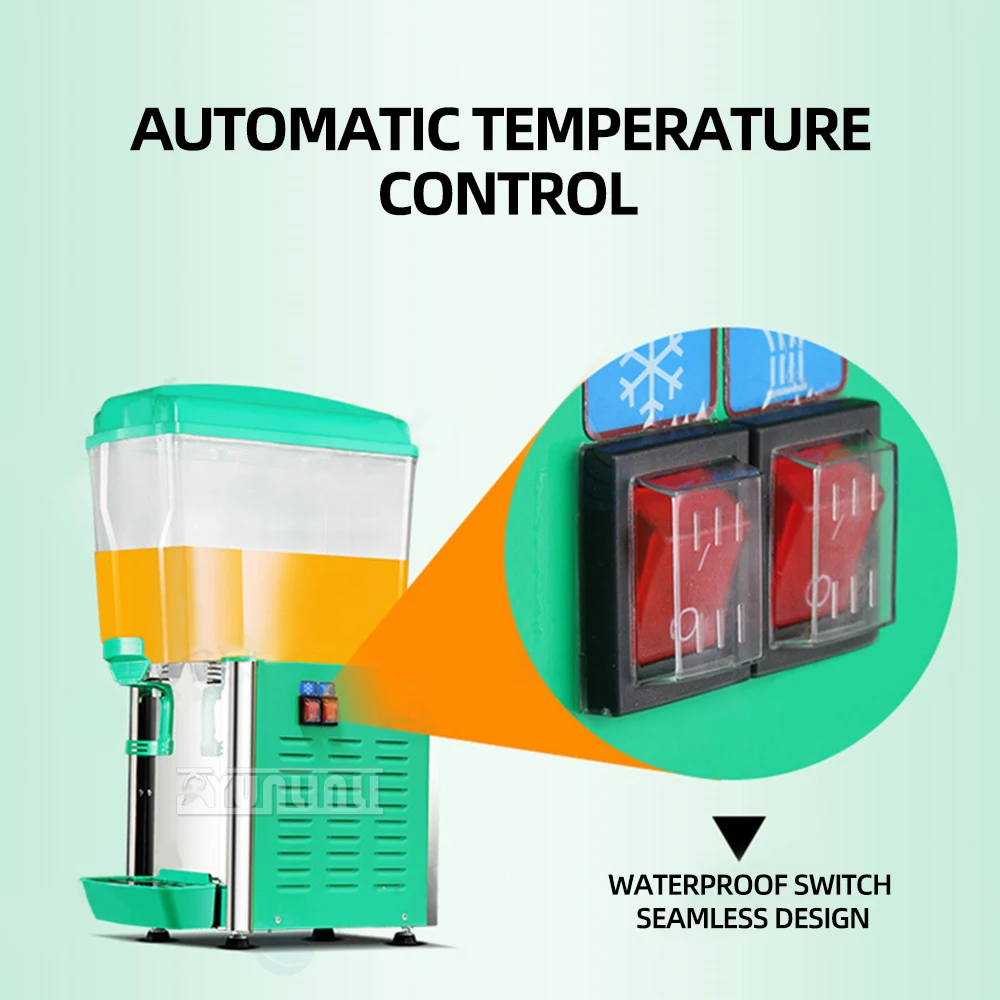 Commercial Single Cylinder Cold Beverage Machine Hot Cold Drinking Water Juice Dispenser Drink Dispenser