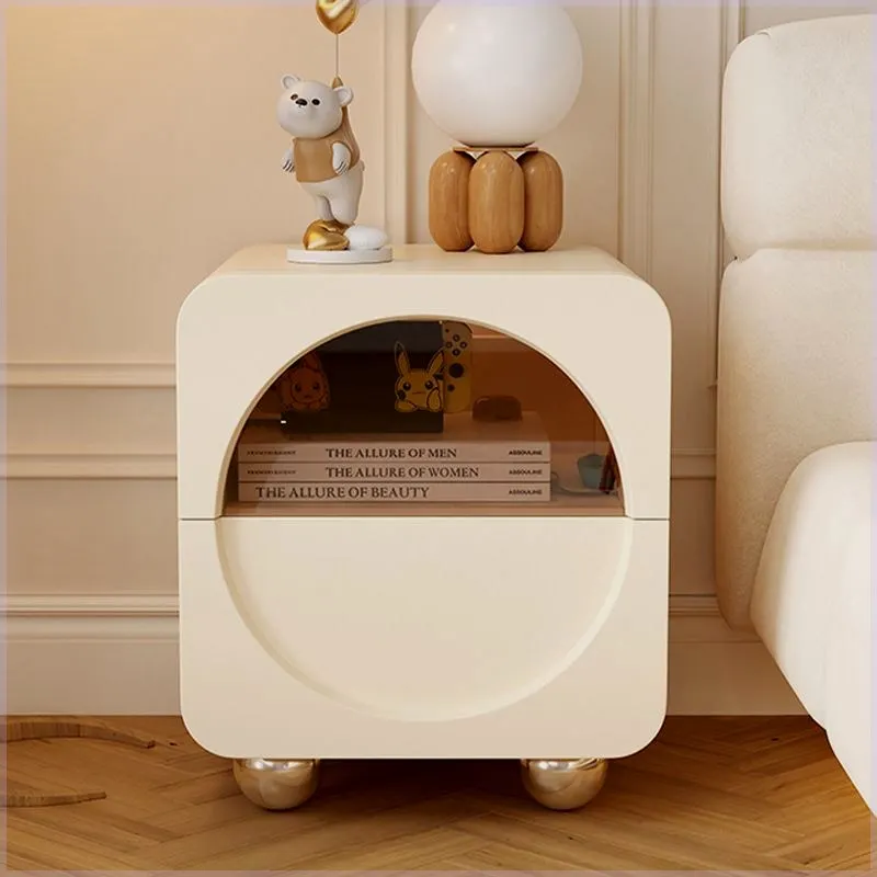 

Outdoor Aesthetic Nightstands Narrow Organizers Cute Vintage Luxury Bedside Table Nordic Mobile Table De Chevet Home Furniture