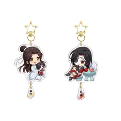 Hot Tian Guan Ci Fu Xie Lian Hua Cheng Cosplay Quicksand Keychain Anime Heaven Official’s Blessing Arcylic Pendant Toys