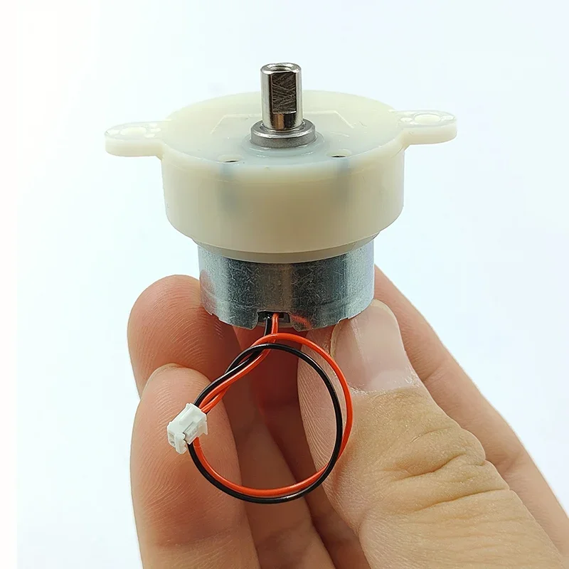 

DIY Robot Toy Car Motor 1 Ratio High Torque Slow Speed DC 6V 9V 12V 27RPM Suitable for Small Robot Building Kit
