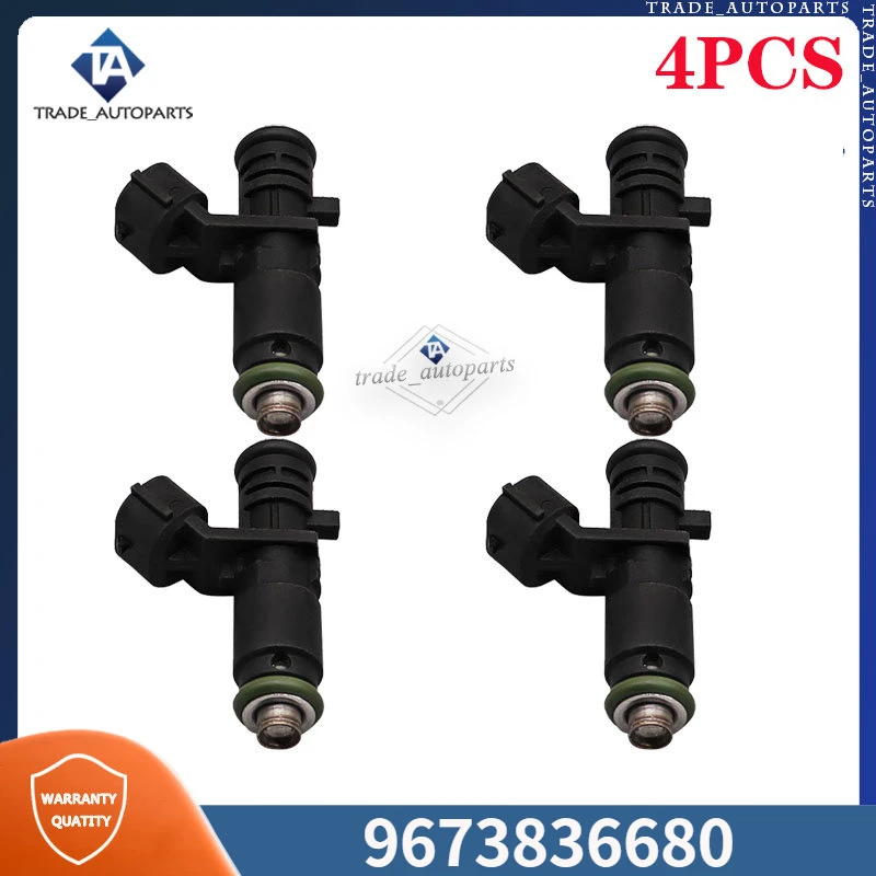 9673836680 0280157141 For Peugeot 301 308 CITROEN C-Elysee 1.6 Fuel Injector 4Pcs