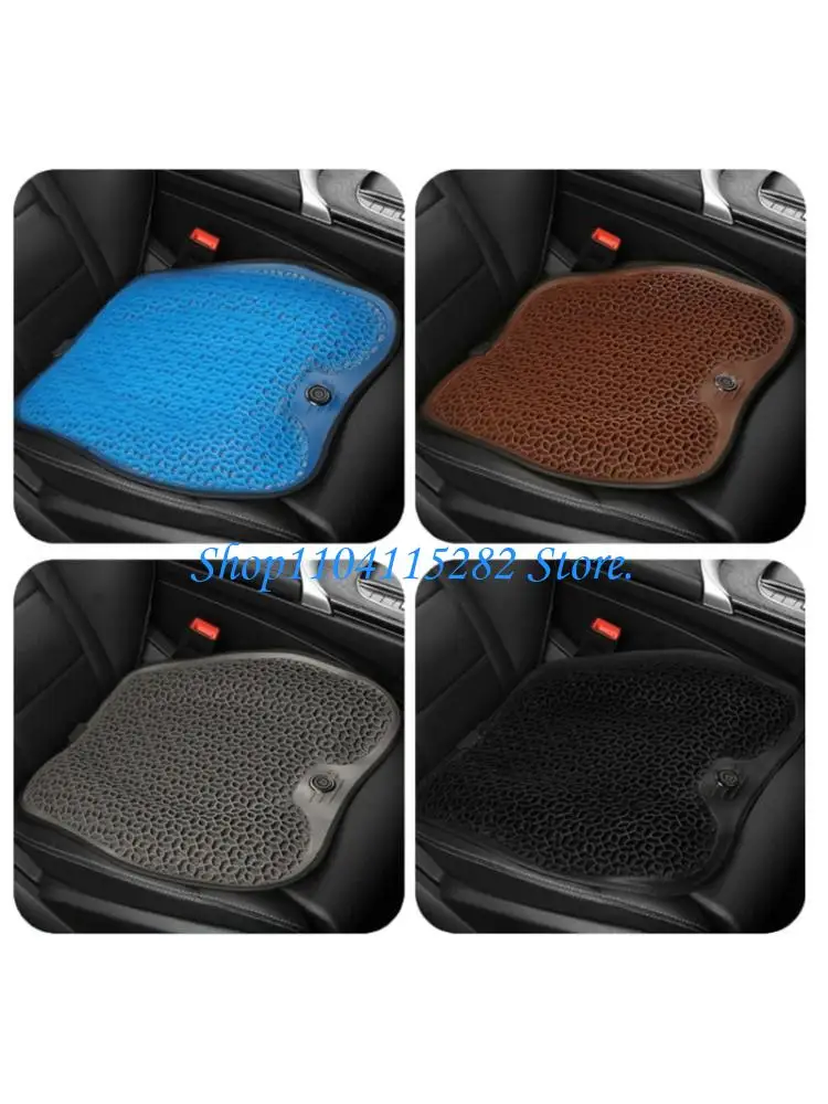 

Ergonomic Car Cooling Cushions With 4 Turbos And Honeycomb Gel Technology For Optimally Airflows And Support