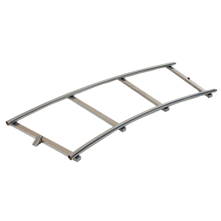 Heavy duty stainless steel shooting trolley track slider camera dolly curve trajectory