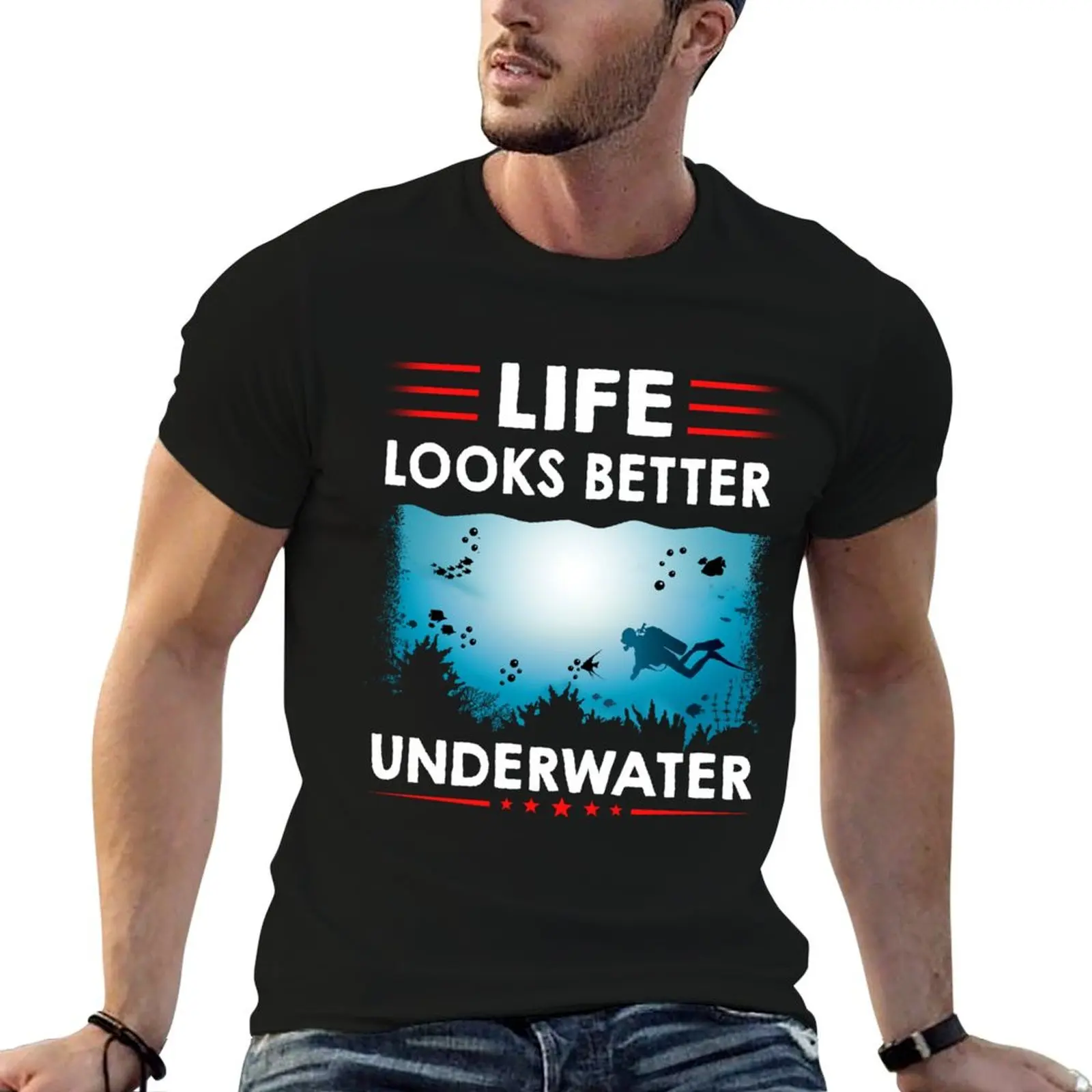 Scuba Diving - Best Gift for Diver T-Shirt anime figures tshirts personalised oversized t shirt men