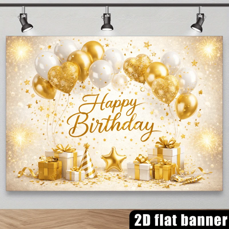 2D flat sparkling birthday the - Star Flat Back ulasan dan harga