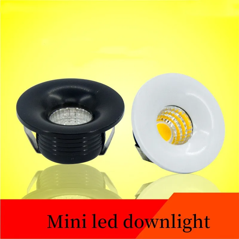 Recessed 3W Led Cabinet Mini Spot light 110V 220V Downlight Jewelry Show Include Driver for Leds Ceiling Lamp