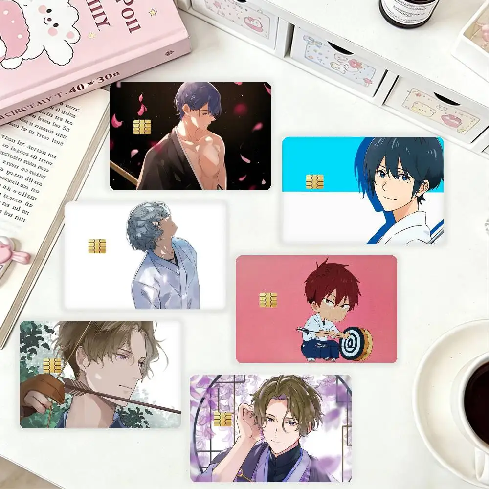 

K-Kyoto Animation HD Waterproof Card Skins Protective Stickers for Credit Bank Game Cards