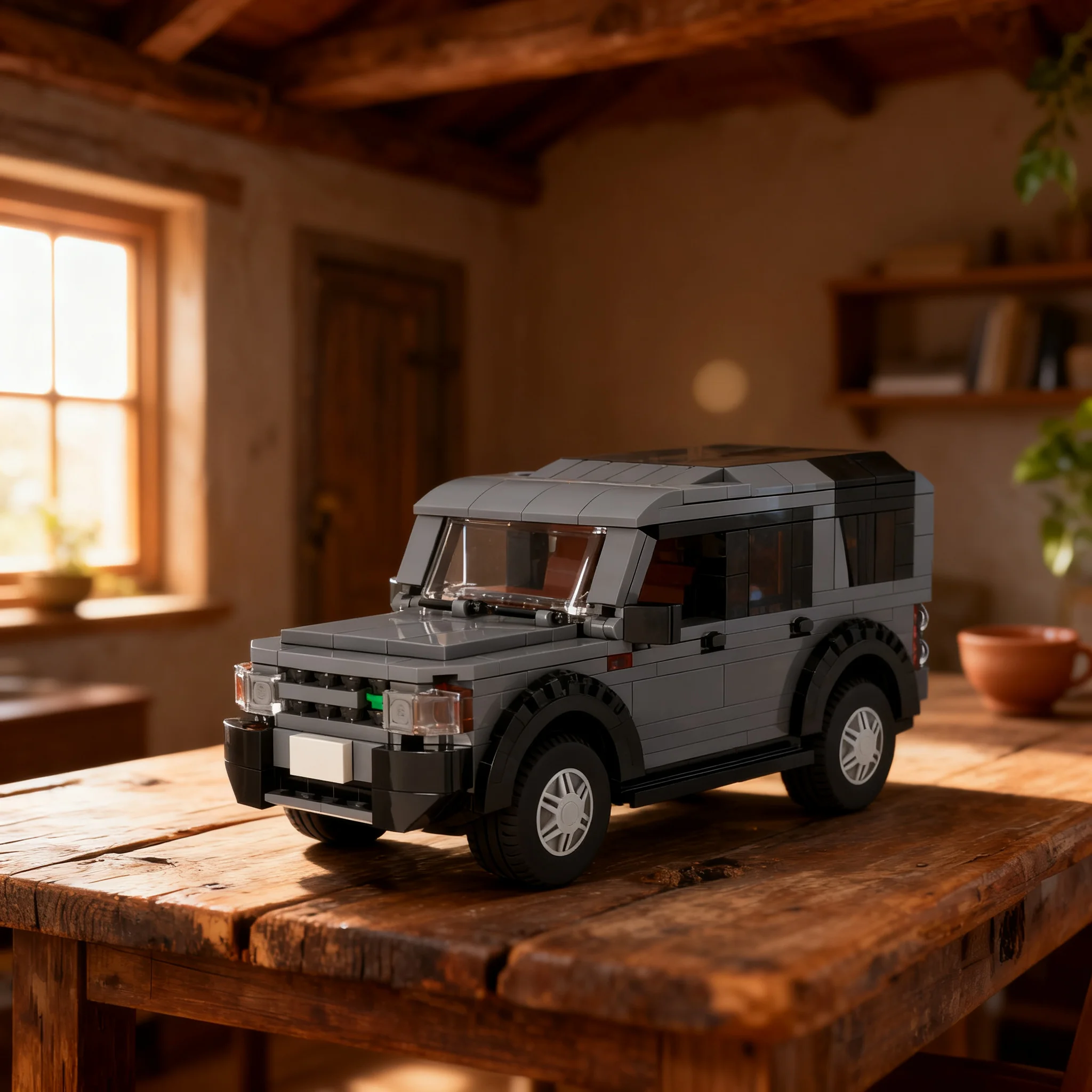 534 pièces MOC Land Rover Discovery Gen3 8w MOD Modèle de jouets en blocs de construction Architecture Cadeaux de Noël Briques DIY Créatif à assembler