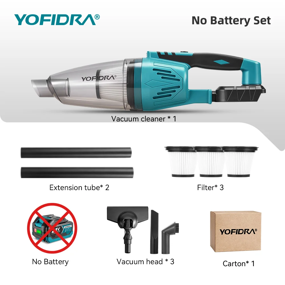YOFIDRA 2 in 1 電動コードレス掃除機 ポータブル充電式 家庭用掃除機