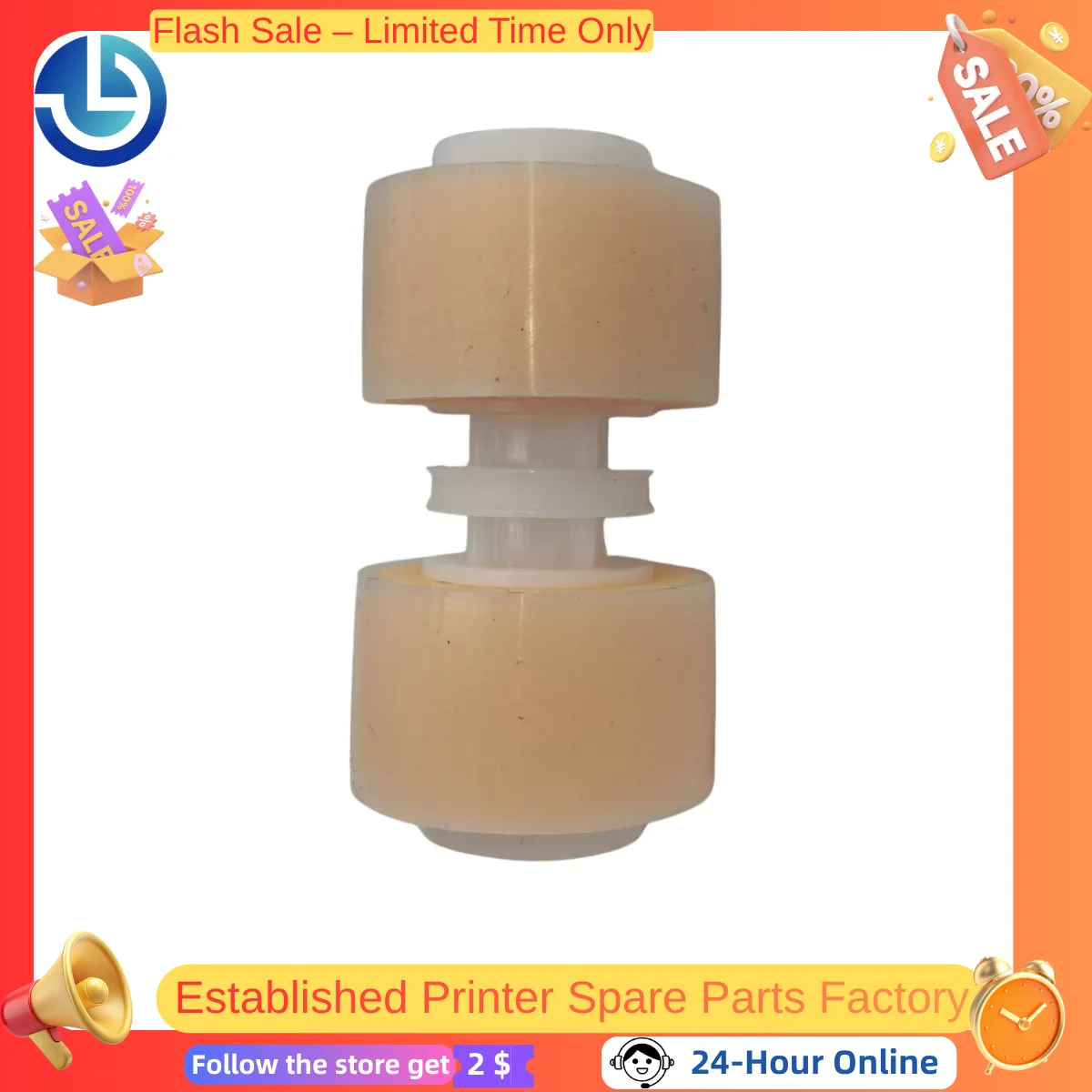 

FB5-6586-000 Separation Sponge Roller (HQ Paper Separator) - Compatible with Canon Printer Models, Wholesale Available