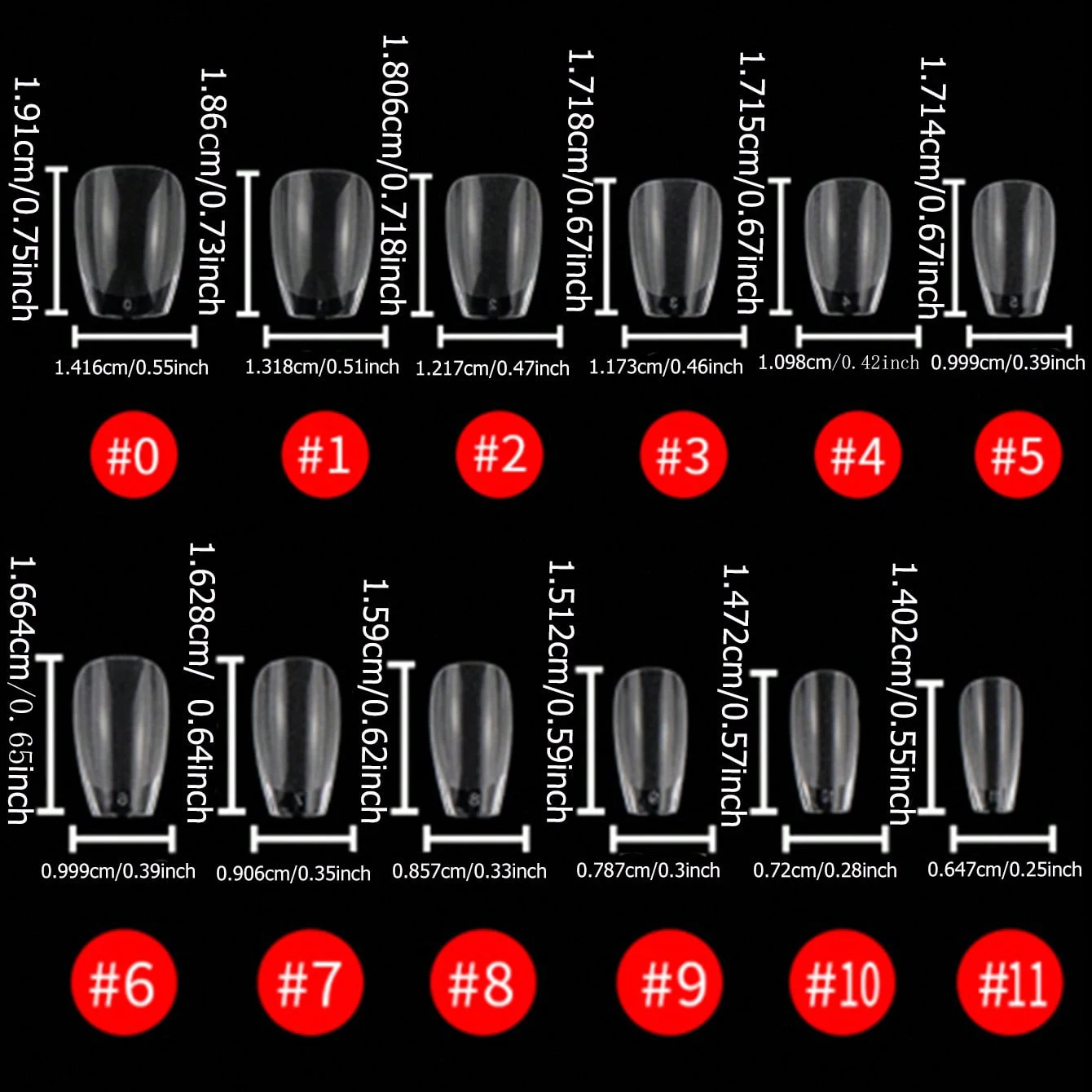 120 Stück kurze, mandelförmige, halbmattierte Kunstnägel – perfekt für Nageldesign und Nagelverlängerungen im Salon, ideal für Dates und den Alltag – Detail 12