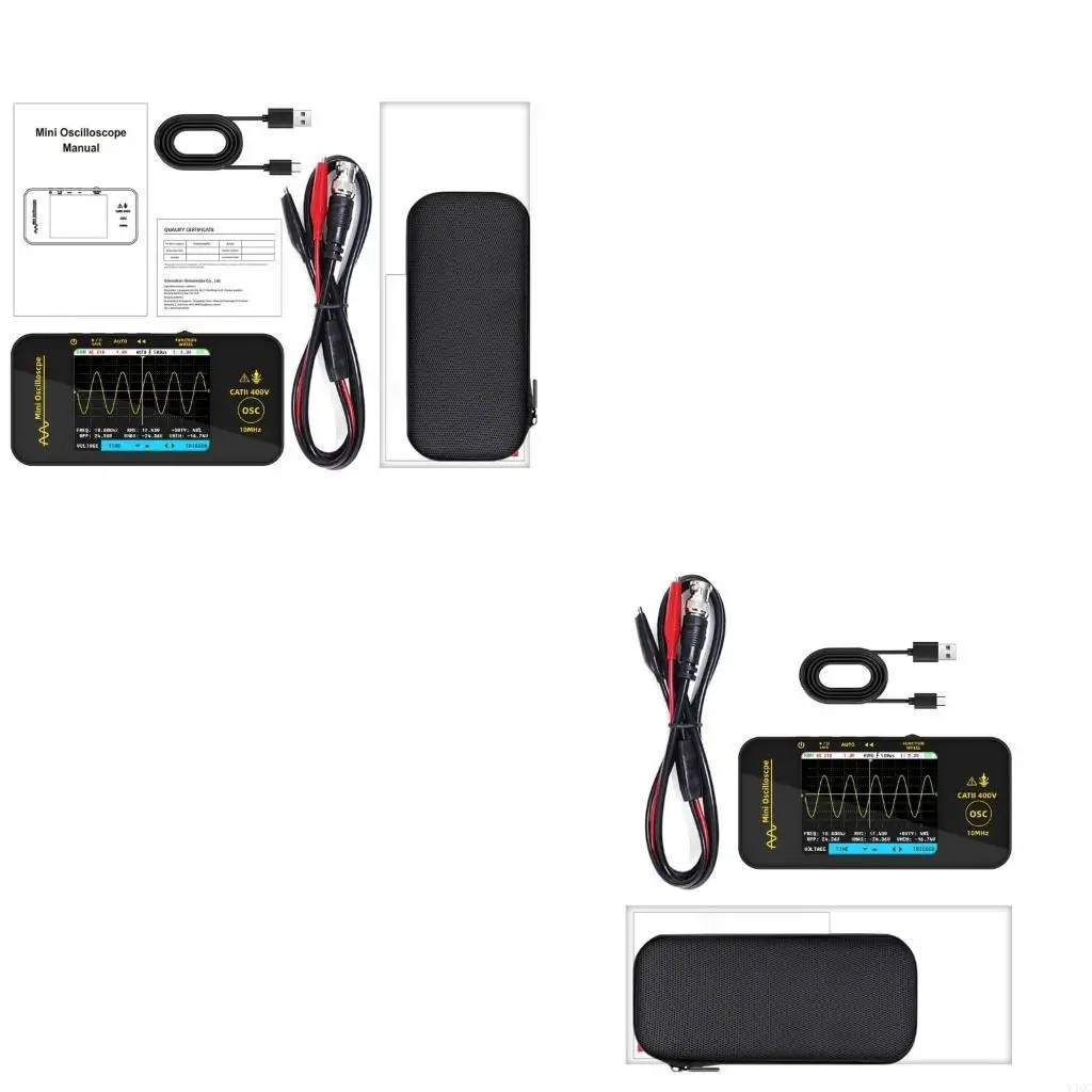 3.2 بوصة LCD راسم الذبذبات الرقمي المحمول 10 ميجا هرتز عرض النطاق الترددي مع وظائف التشغيل الشاملة للاستخدام متعدد الوظائف Y4QC #1