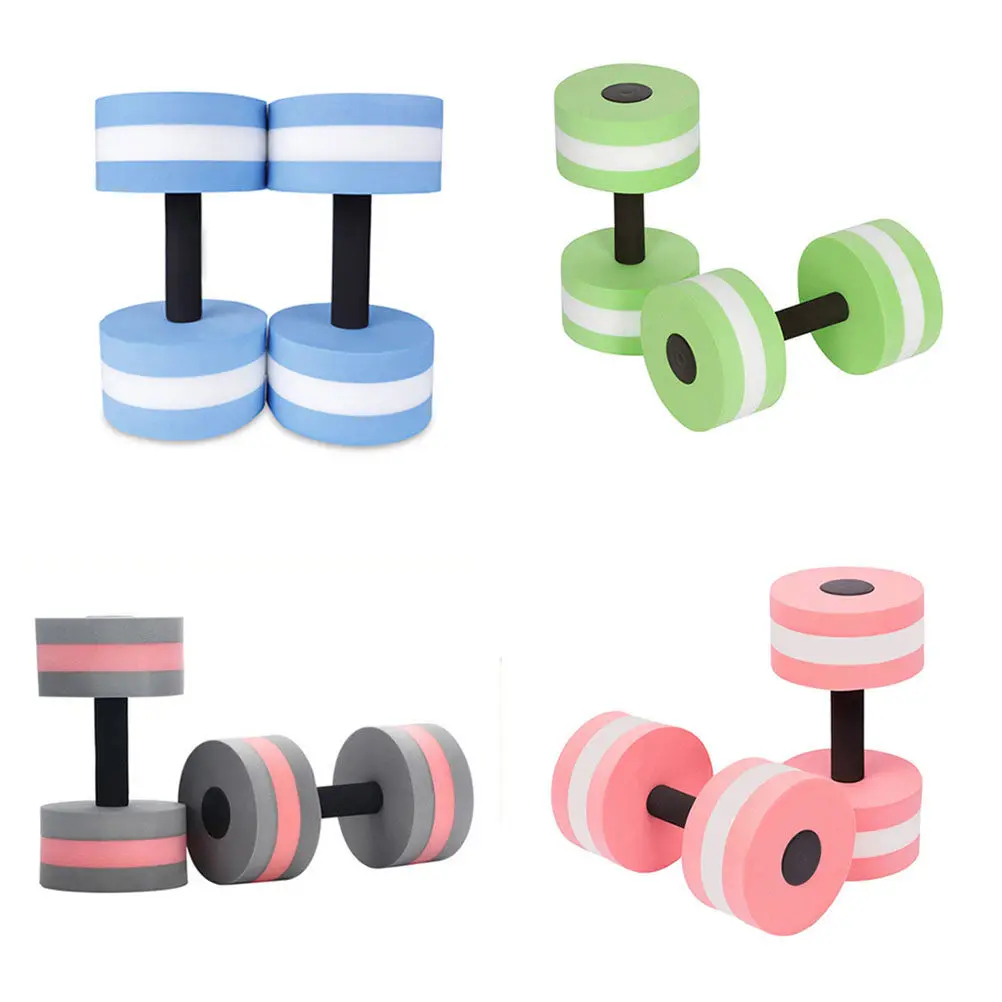 2Pcs Water Dumbbell Eva Floating for Pool Swimming Yoga Aquatic Exercise Premium Buoyancy Low Absorption Quick Grip - view 5