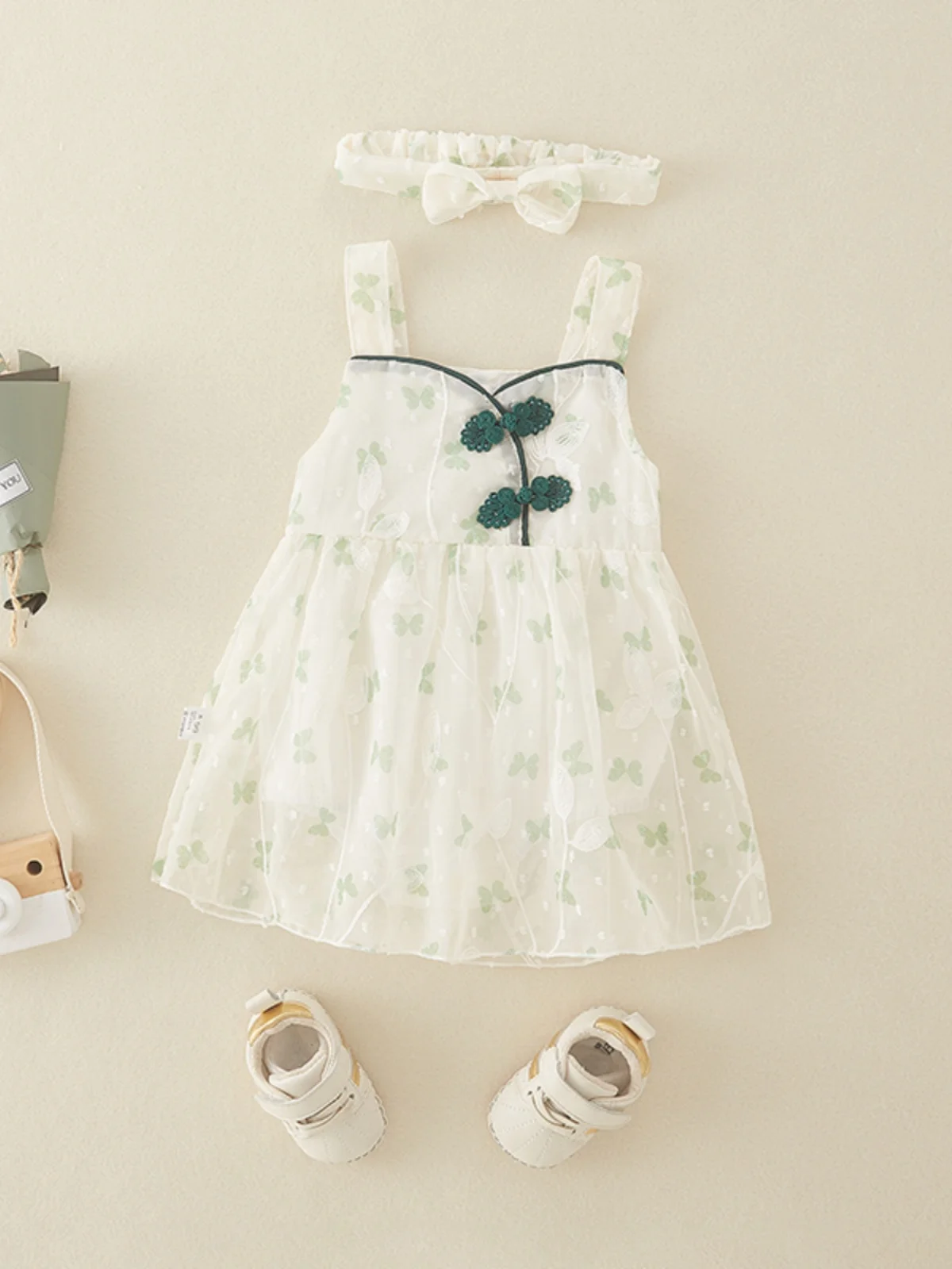 프린스 슬레 베이비 걸 레어 세트 스트랩 디자인 보트 커버 스커트 포함 여름 의상 신생아 여아 옷