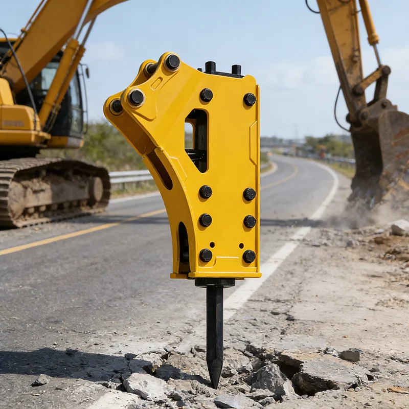 Concrete Breaker Demolition - Martillo Hidráulico de Alta Resistencia para