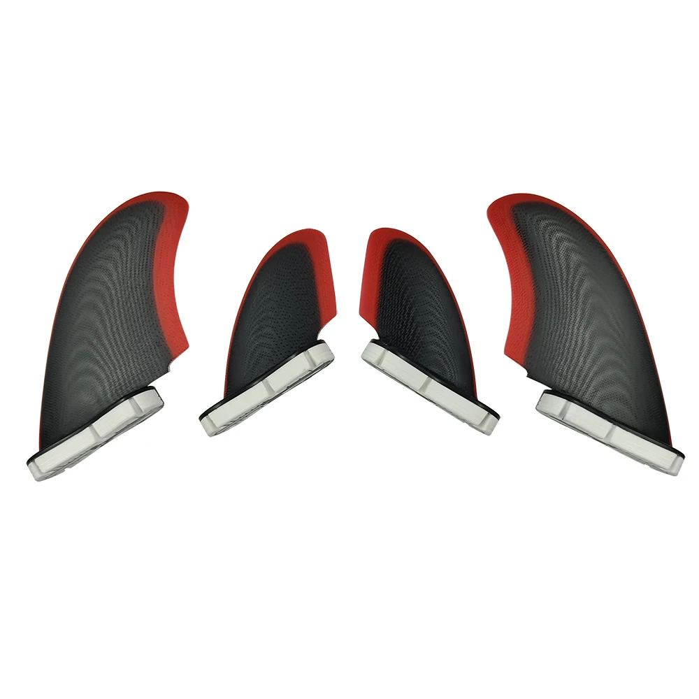 

Surf Quad Fins UPSURF FCS 2 Fins High Performance Fiberglass RM 4 Fins Set Surfboard Quad Setup Surf Fins Semi Keel+Stabiliser