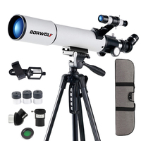 BORWOLF 70500 Professional Astronomical Telescope for Space Monocular  70MM Lens Powerful Night Vision for Star and Moon