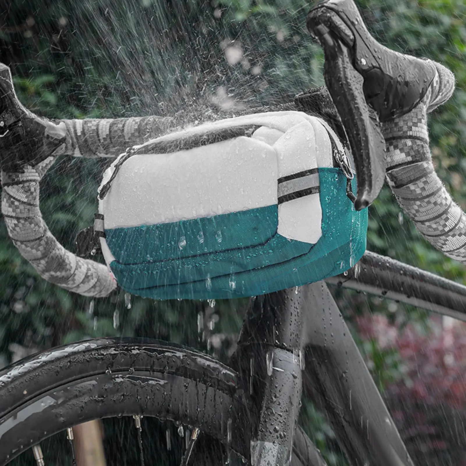 

Cycling Frame Pannier Bag Bike Handlebar Bag Portable Road Bike Pouch Waterproof Bicycle Front Bag For Cycling Accessories