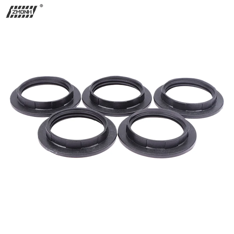 [H]5pcs E14 / E27 Lampshade Collar Rings Threaded Candelabra Base Retainer Lock Light Shades Socket Reducing Ring Bulb Holder