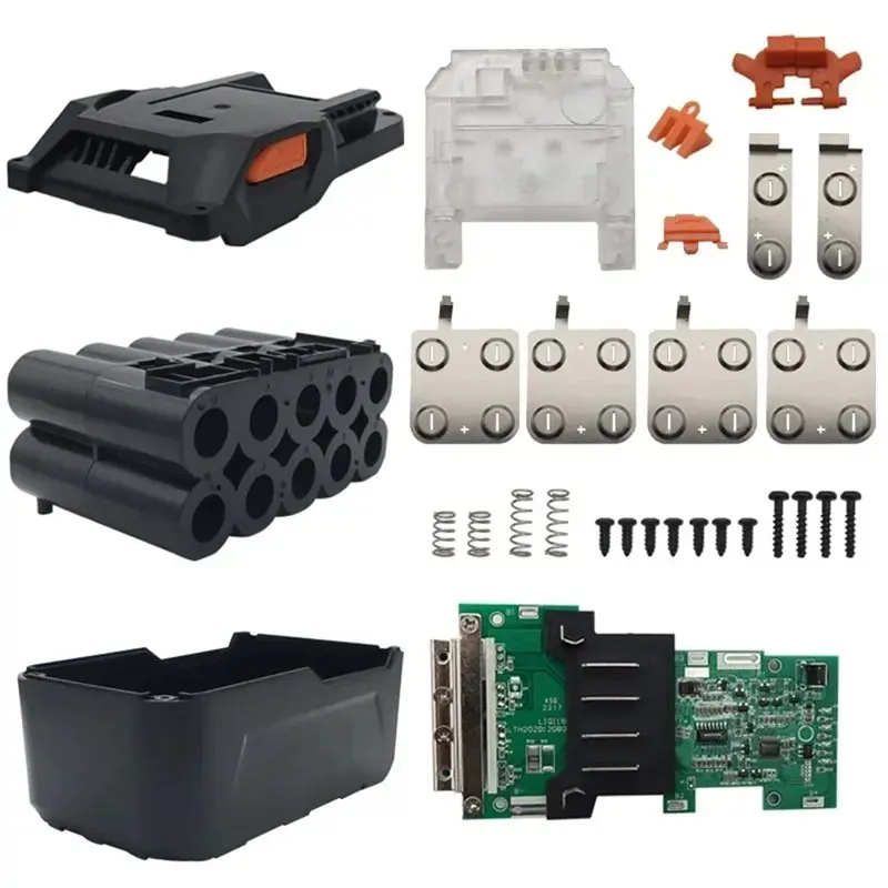 

A93PHOT! For AEG For R840083 CS0921 R84008 L1830R 10 Core 21700 Li- Battery Plastic Case Charging Protection Board PCB For RI