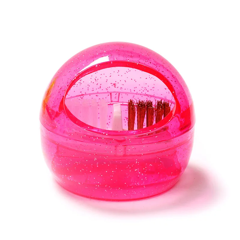 Foret à ongles brosse de nettoyage fil de cuivre enlever la poussière mallette de nettoyage doux dur foret tête de meulage brosse nettoyant outils d'art des ongles