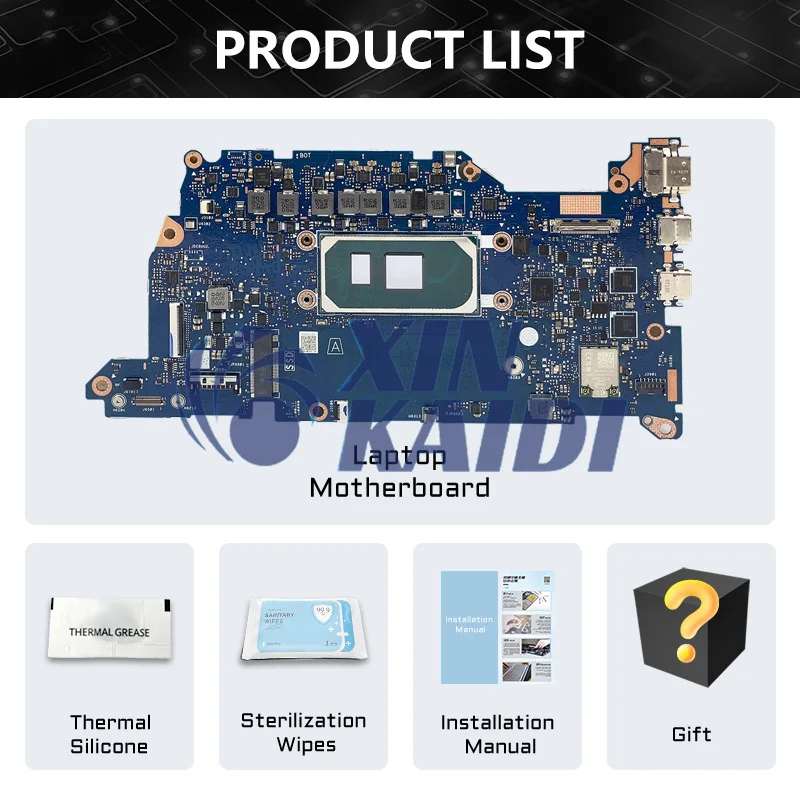 Computer Mainboard For Asus ZenBook UX393JA UX393 UX393JA Laptop Mother Board with i5 i7 10th Gen CPU 8G 16GB RAM