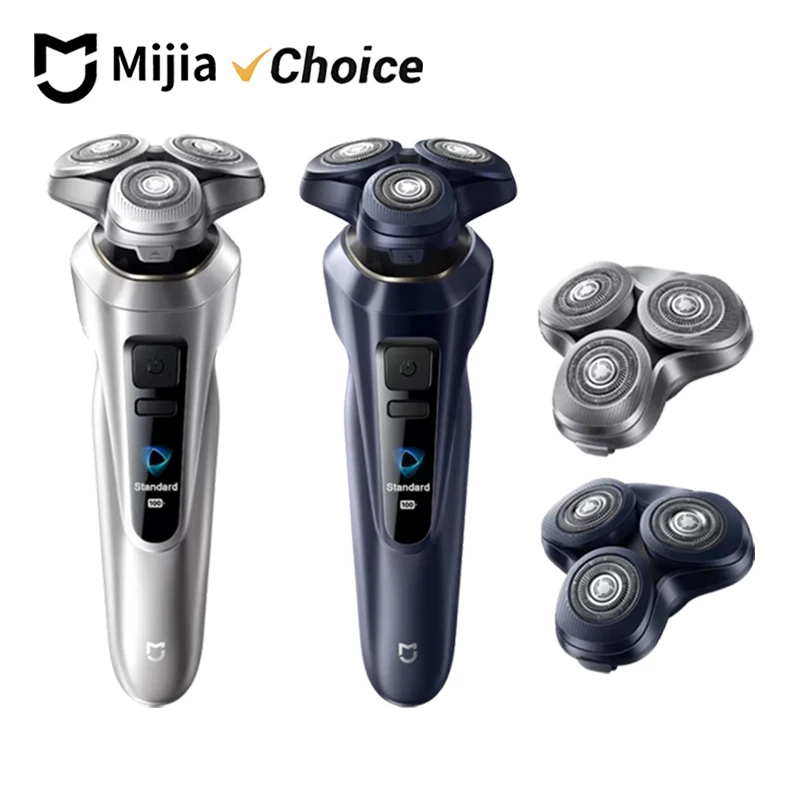 MIJIA Electric Shaver Pro 360° Floating Head,Dual Ring Lock,Smart Color Display,IPX8 Wet & Dry,USB-C,Rechargeable Beard Razor