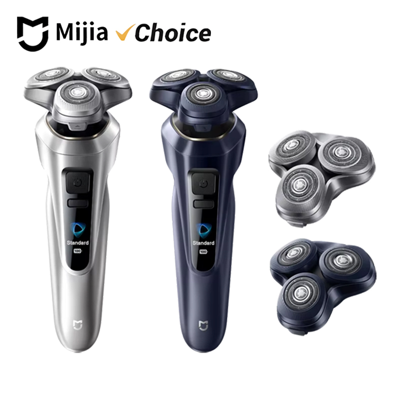  MIJIA Electric Shaver Pro 360° Floating Head,Dual Ring Lock,Smart Color Display,IPX8 Wet & Dry,USB-C,Rechargeable Beard Razor 
