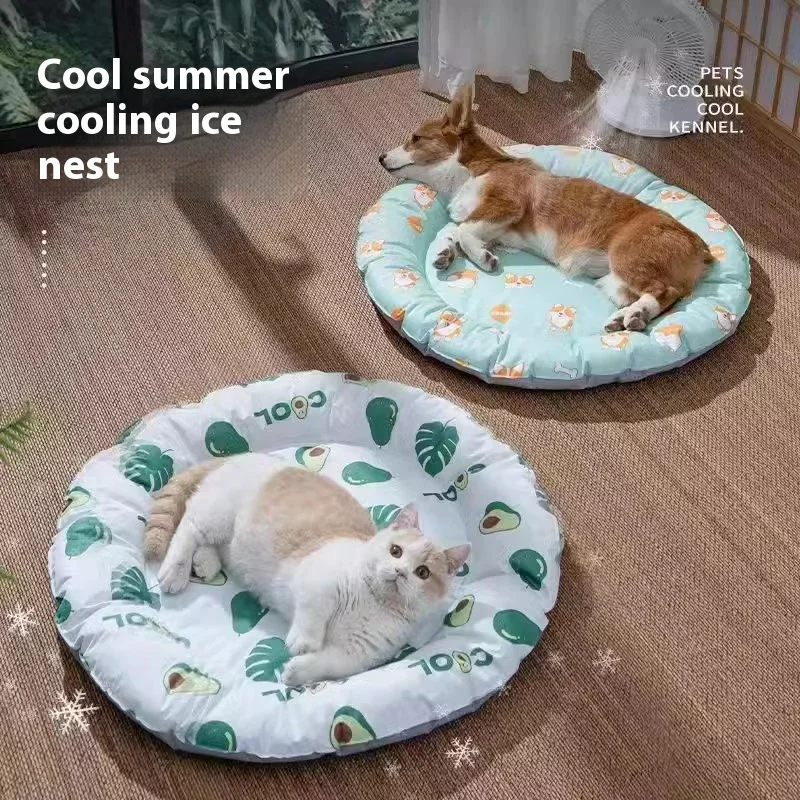 

High Quality Pet Ice Mat Cat Summer Cool Mat Cat Nest Ice Mat Dog Cool Mat Sleeping Mat Cooling Tool Household Goods Gift