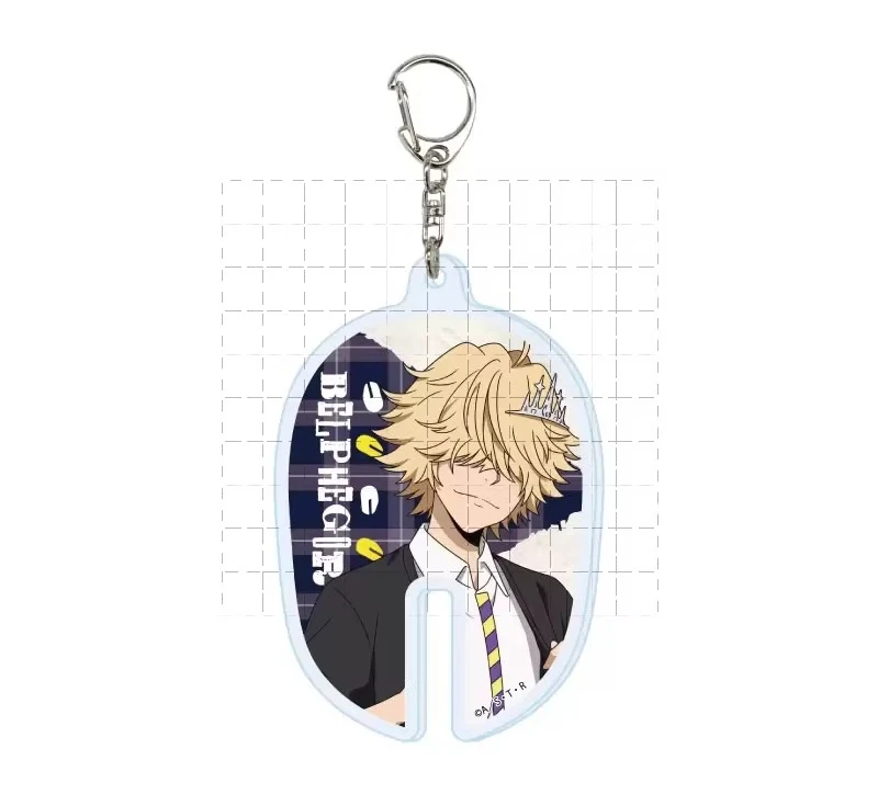 Anime XANXUS Squalo Belphegor Ryouhei Byakuran Chaveiro Boneca Jogo Acrílico Chaveiro Pingente para Presente