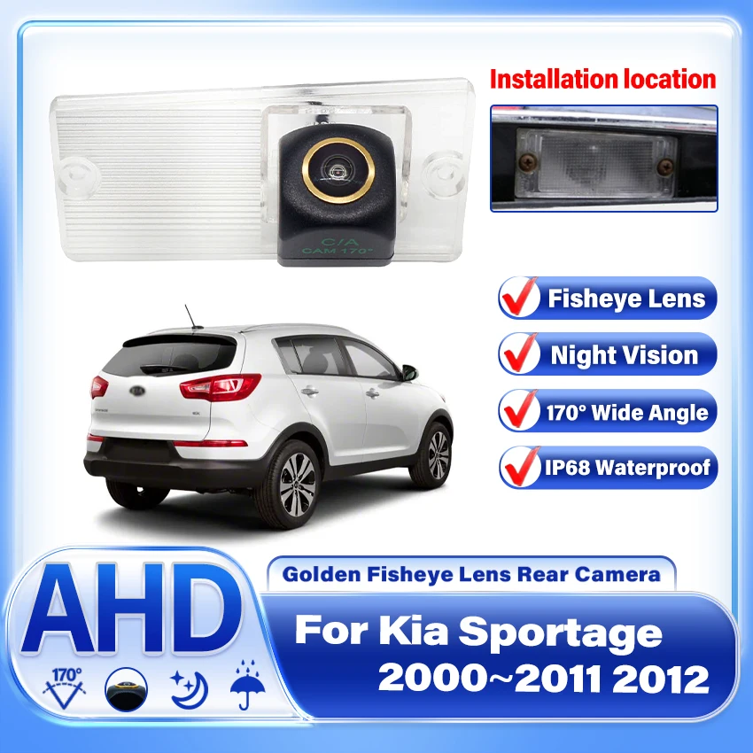 

AHD Wireless Car CCD Rear Camera Fisheye Night Vision For Kia Sportage 2000 2001 2002 2003 2004 2007 2008 2009 2010 2011 2012