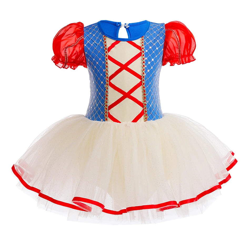 Girl Ballet Practice Dress Children Cosplay Disney Princess Costume Carnival Party Performance Dance Tutu Skirts