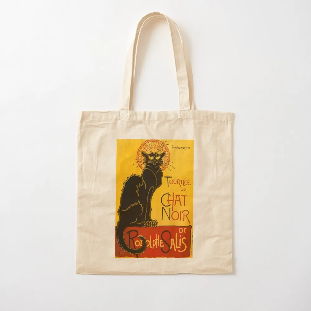 Vintage Le Chat Noir Tote Bag Canvas stote bag Cloth bag Canvas custom fabric Canvas Tote