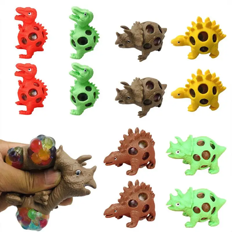 

Family Squeeze Out Dinosaur Antistress Animal Sensory Toys Squeeze Grape Balls Funny Reduce Pressure Dinosaur Animals Tricky Toy