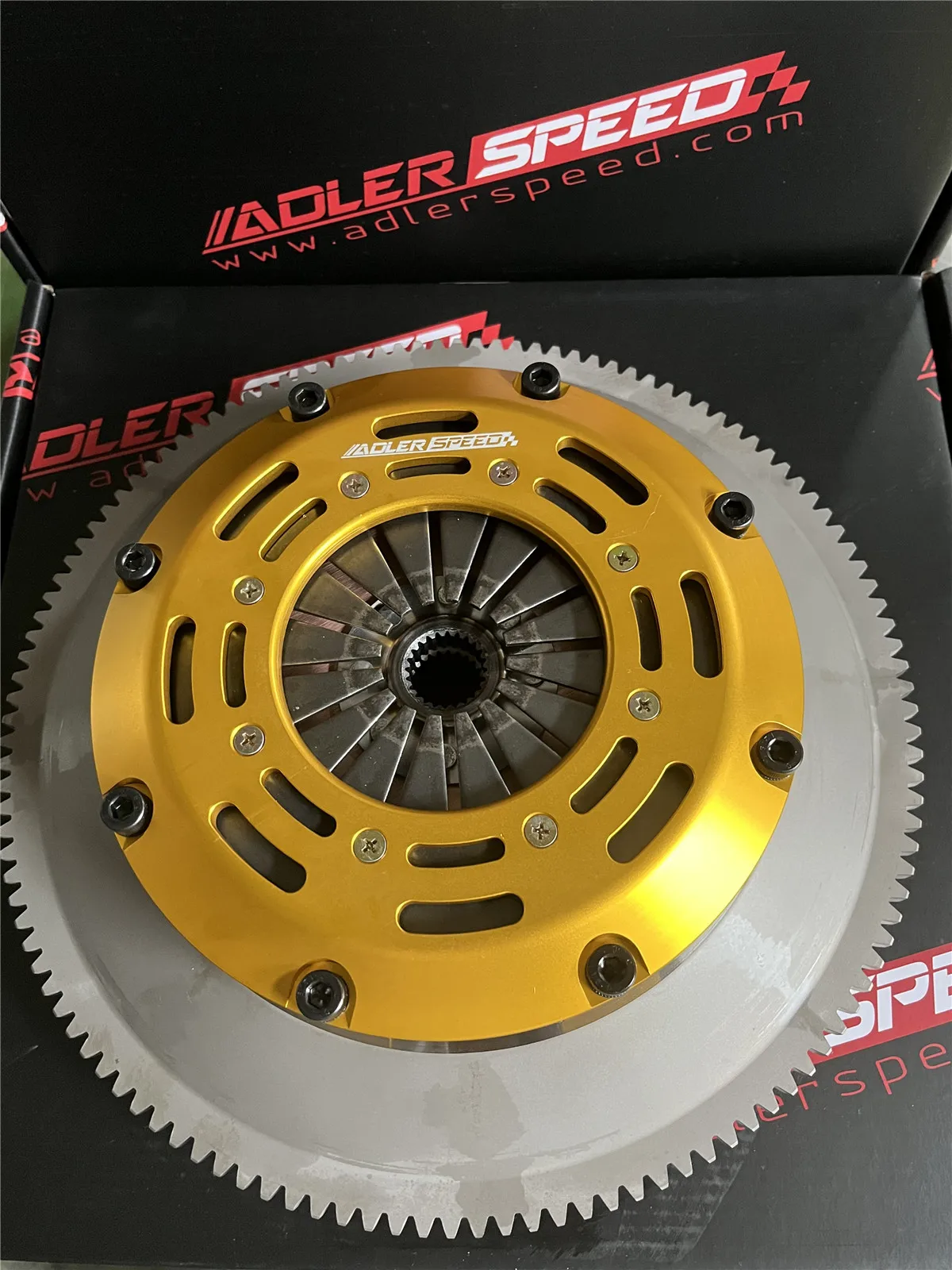 

ADLERSPEED Racing Clutch Twin Disc Kit & Flywheel For Nissan 350Z INFINITI G35 VQ35DE