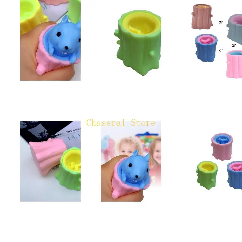 

E7CE Новинка, контейнер для ручек, игрушка-белка, игрушка для сенсорной терапии, игрушка для аутизма