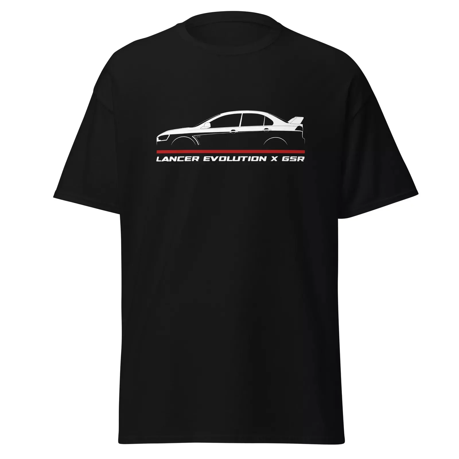 2024 Men T Shirt Mitsubishi Lancer Evolution X GSR 2007-2016 Enthusiast T-shirt Summer Short Sleeve 100% Cotton Streetwear S-3XL