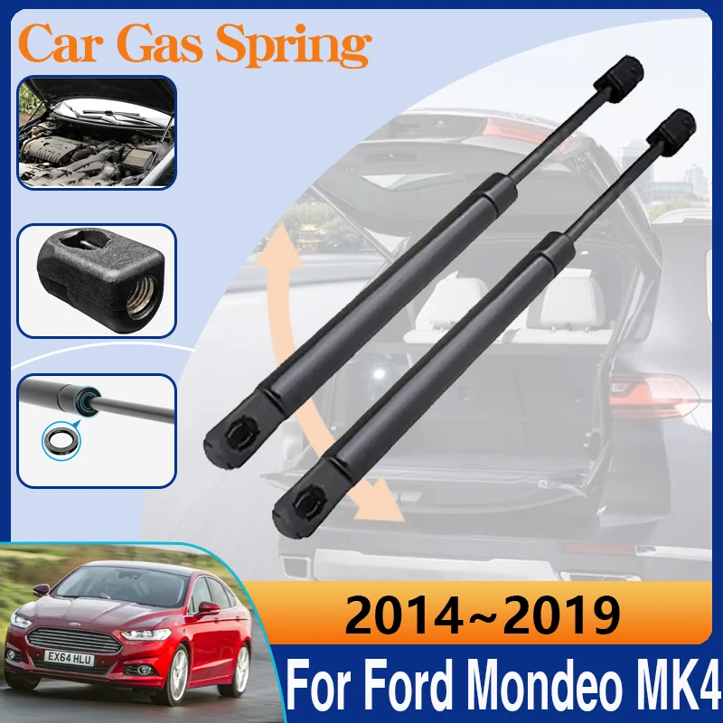 

Car Front Hood Hydraulic Rod For Ford Mondeo MK4 2014 2015 2016 2017~2019 Engine Supporting Struts Spring Shocks Bar Accessories