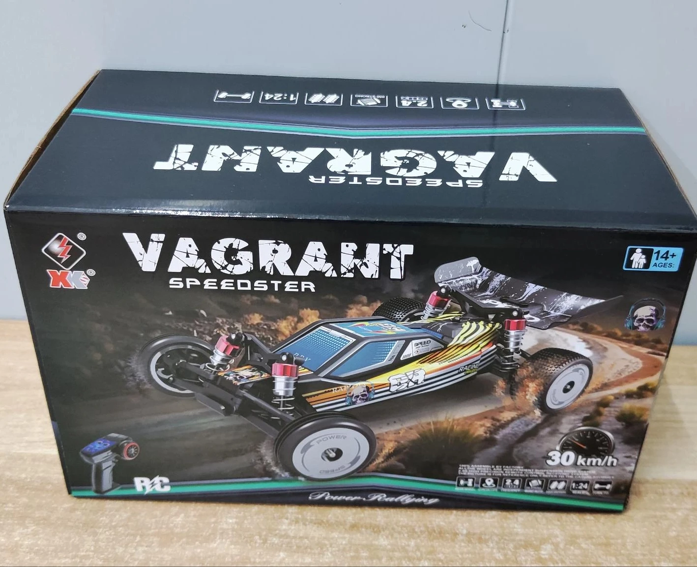 Wltoys 244016 سيارة Rc عالية السرعة بمقياس 1:24 لعبة كهربائية تعمل بالتحكم عن بعد نموذج تنافسي سريع المسار للأطفال والكبار لعبة عيد الميلاد