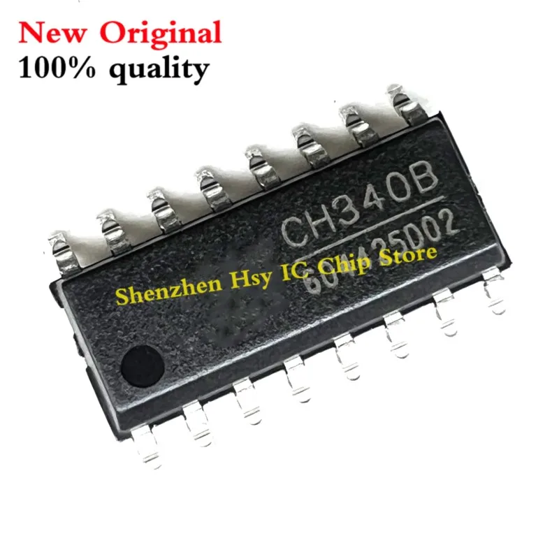 (5pcs)100% New CH340B CH340C CH340E CH340G CH340K CH340N CH340T IC SOP16 SOP8 SSOP20 USB to UART interface USB Converter Chip